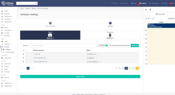 inFirma 2.0 - Wybór adresatów mailingu